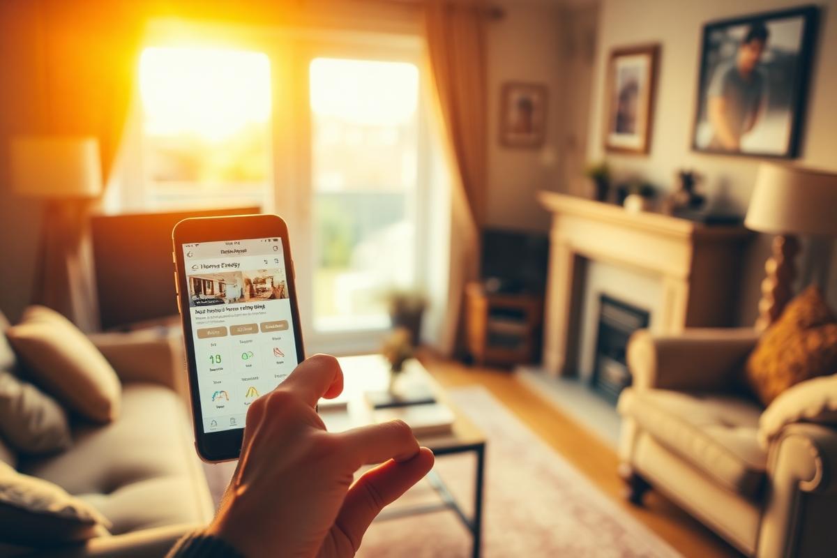 A smartphone showing home battery optimisation software charging overnight on cheap rates